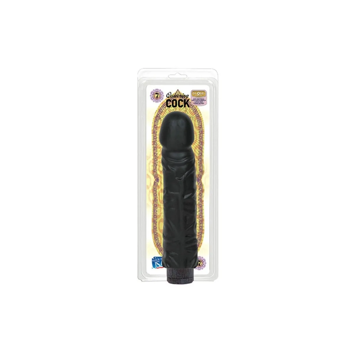 Vibratore Realistico Cock vibrating dildo black 7