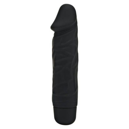 Vibratore realistico silicone 16 cm nero
