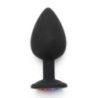 Plug anale large in silicone arcobaleno