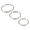 kit 3 anelli pene silicone metallizzato kit 3 anelli pene silicone metallizzato