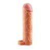 Guaina pene + anello X-tensions 19 cm chiaro Guaina pene + anello X-tensions 19 cm chiaro
