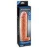 Guaina pene + anello X-tensions 19 cm chiaro Guaina pene + anello X-tensions 19 cm chiaro