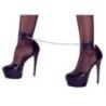 Body BDSM aperto con cavigliere e manette Body BDSM aperto con cavigliere e manette