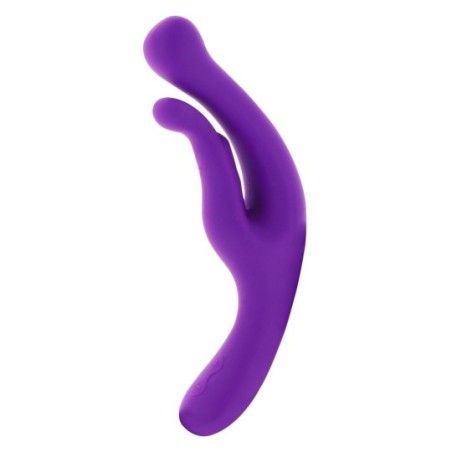 Vibratore doppio stimolatore punto G viola