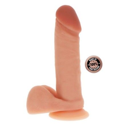 Dildo realistico pelle chiara 20 cm Get real