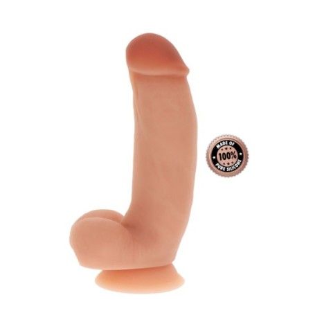 Dildo realistico 18 cm pelle chiara Get real