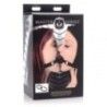 Ball Gag doppia nera Masters Series Ball Gag doppia nera Masters Series