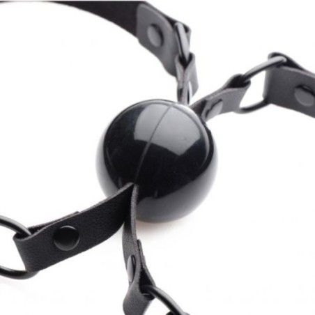 Ball Gag doppia nera Masters Series