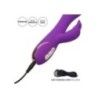 Vibratore rabbit rotante riscaldante viola Vibratore rabbit rotante riscaldante viola