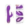 Vibratore rabbit rotante riscaldante viola Vibratore rabbit rotante riscaldante viola