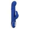 Vibratore rabbit a spinta riscaldante blu Vibratore rabbit a spinta riscaldante blu