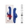 Vibratore rabbit a spinta riscaldante blu Vibratore rabbit a spinta riscaldante blu