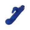 Vibratore rabbit a spinta riscaldante blu Vibratore rabbit a spinta riscaldante blu