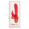 Vibratore rabbit riscaldante rosso Vibratore rabbit riscaldante rosso