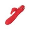 Vibratore rabbit riscaldante rosso Vibratore rabbit riscaldante rosso