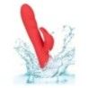Vibratore rabbit riscaldante rosso Vibratore rabbit riscaldante rosso