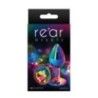 Plug anale Metal arcobaleno 7 cm Small Plug anale Metal arcobaleno 7 cm Small
