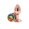Plug anale Metal oro rosa 7 cm Small Plug anale Metal oro rosa 7 cm Small