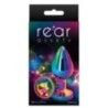 Plug anale Metal arcobaleno 8 cm Medium Plug anale Metal arcobaleno 8 cm Medium