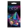 Plug anale Metal arcobaleno cuore 8 cm Medium Plug anale Metal arcobaleno cuore 8 cm Medium
