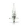 Plug vibrante stimolatore trasparente Plug vibrante stimolatore trasparente