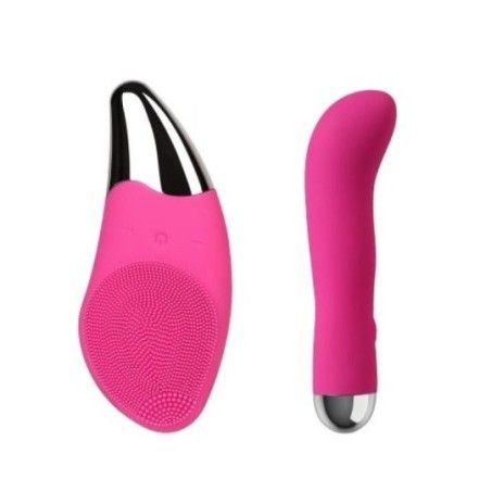 Kit 2 stimolatori vaginali e punto G fucsia