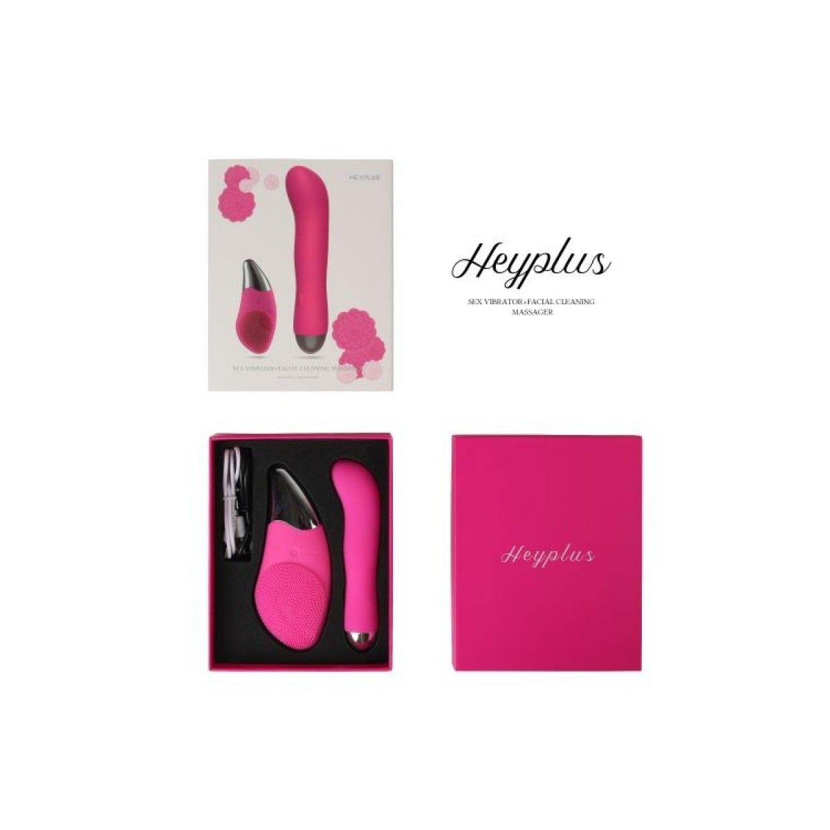 Vibratore intimo pink heyplus