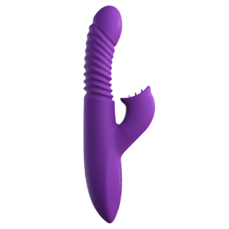 Vibratore rabbit 5 in 1 viola