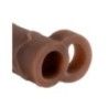 Guaina indossabile fantasy x-tensions perfect 2 extension with balls strap brown Guaina indossabile fantasy x-tensions perfect 2 extension with balls strap brown
