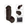 Packer pene testicoli 12,8 cm brown Packer pene testicoli 12,8 cm brown