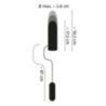 Vibratore realistico UpDown 17,5 cm chiaro Vibratore realistico UpDown 17,5 cm chiaro