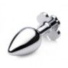 Butt plug alluminio pietra quadrifoglio Small Butt plug alluminio pietra quadrifoglio Small