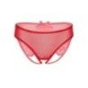 Slip sexy rosso Nicolette con apertura intima Slip sexy rosso Nicolette con apertura intima