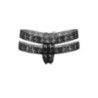 Perizoma sexy pizzo Lucy aperto avanti nero Perizoma sexy pizzo Lucy aperto avanti nero