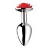 Butt plug alluminio rosa rossa Small Butt plug alluminio rosa rossa Small