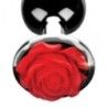 Butt plug alluminio rosa rossa Small Butt plug alluminio rosa rossa Small