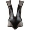 Body sexy in tulle nero effetto bagnato Body sexy in tulle nero effetto bagnato
