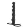 Fallo anale indossabile con sfere silicone Fallo anale indossabile con sfere silicone