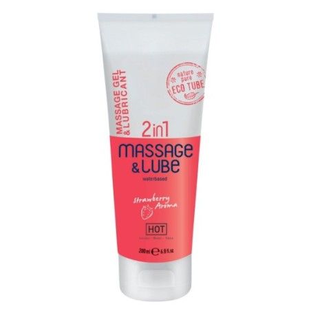 Lubrificante intimo 2 in 1 fragola 200 ml