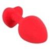 Plug Anale silicone rosso medium Plug Anale silicone rosso medium