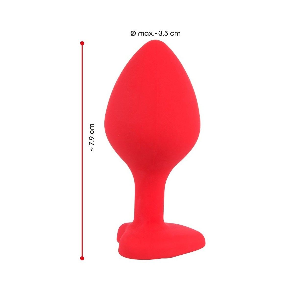 Fallo anale Silicone Plug medium