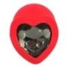 Plug Anale silicone rosso medium Plug Anale silicone rosso medium