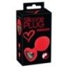 Plug Anale silicone rosso medium Plug Anale silicone rosso medium