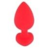 Plug Anale silicone rosso large Plug Anale silicone rosso large
