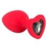 Plug Anale silicone rosso large Plug Anale silicone rosso large