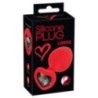 Plug Anale silicone rosso large Plug Anale silicone rosso large