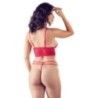 Completo sexy intimo in pizzo rosso Cottelli Completo sexy intimo in pizzo rosso Cottelli