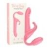 Vibratore rabbit strapon indossabile rosa Vibratore rabbit strapon indossabile rosa