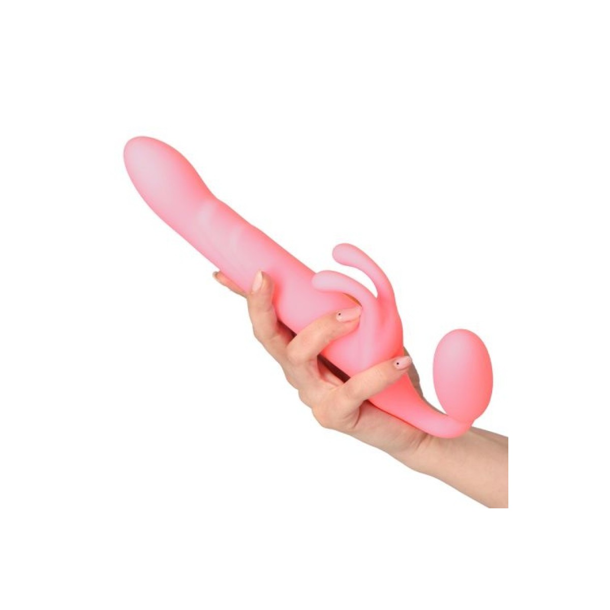 Vibratore vaginale anale stimolatore clitoride strap on