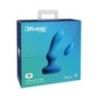 Vibratore anale a sfere da muro silicone blu Vibratore anale a sfere da muro silicone blu